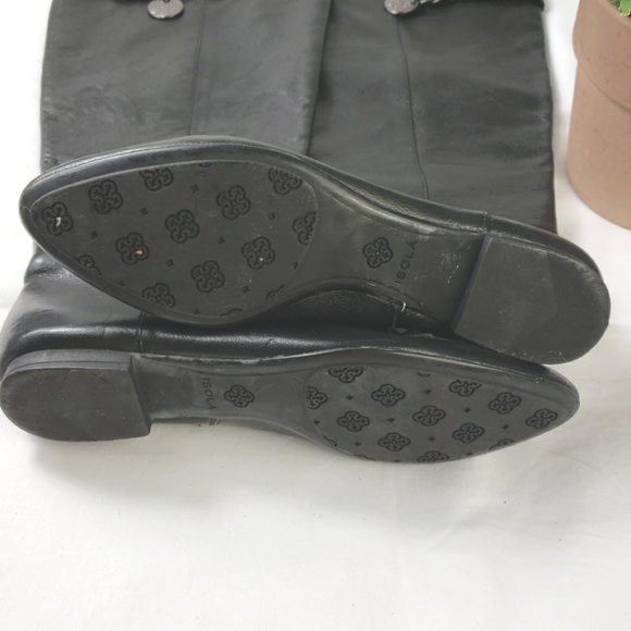 Isola Black Leather Boots - Picture 3 of 8